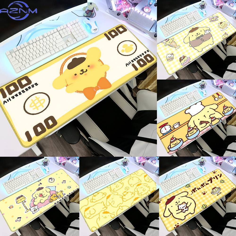 Gaming Accessories For Table - Cute P-Pompompurin Mouse Pad Rubber Thicken