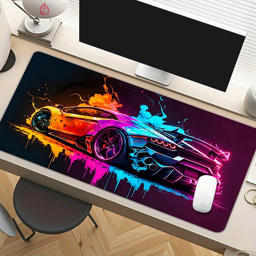 Gaming Accessories Gamer - Cool street sports car Mouse Pad