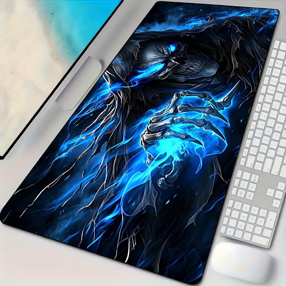 Gaming Accessories Gamer - Mysterious Black Skull Mouse Pad Desk