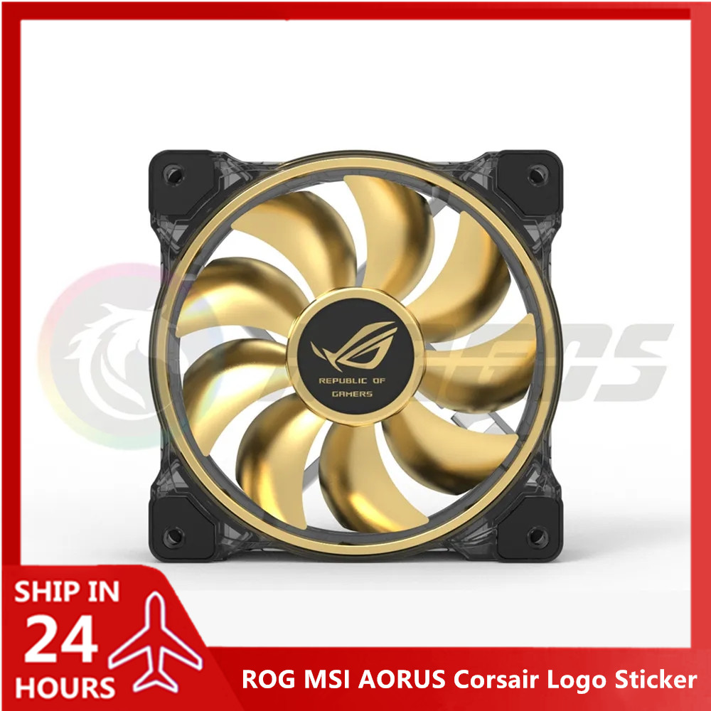 Gaming Accessories For Room - PC Gamer Cabinet Fan Logo Sticker