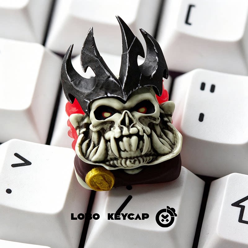 Gaming Accessories Decor - New Lobo Keycap Dota2 Skeleton King