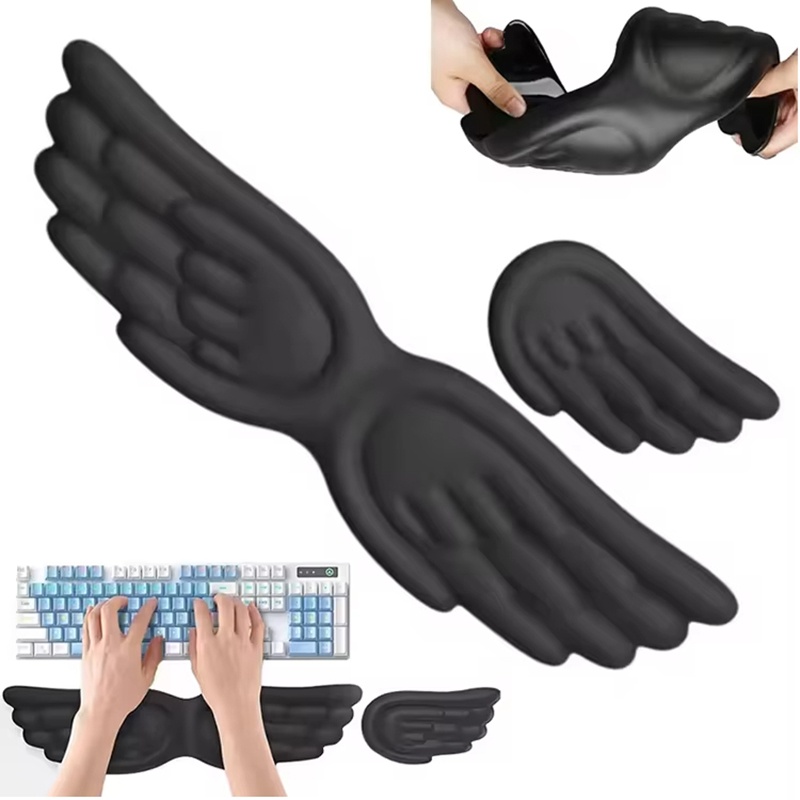 Gaming Accessories Officeworks - Angel Wing Memory Foam Cushion Support
