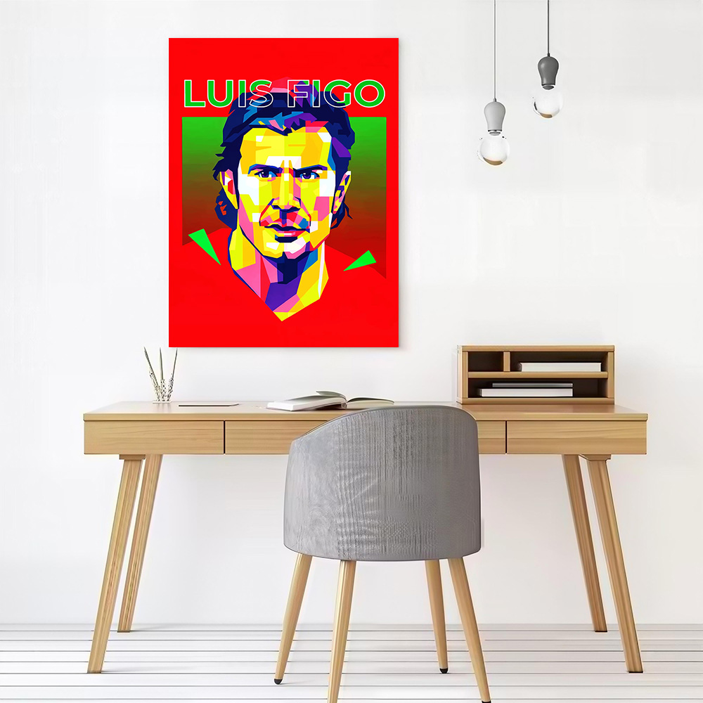 Luis Figo Canvas Poster Custom - Gaming Accessories For Room 评论和价格