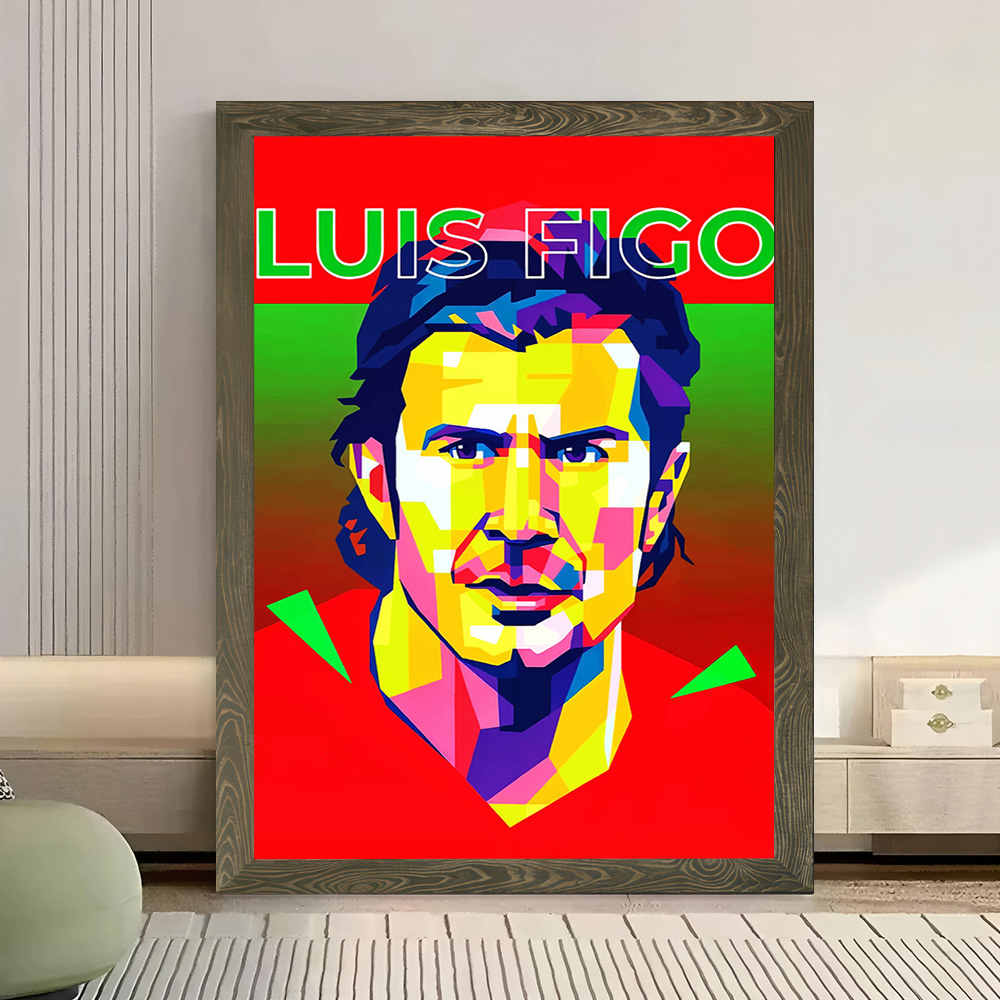 Luis Figo Canvas Poster Custom - Gaming Accessories For Room 评论和价格