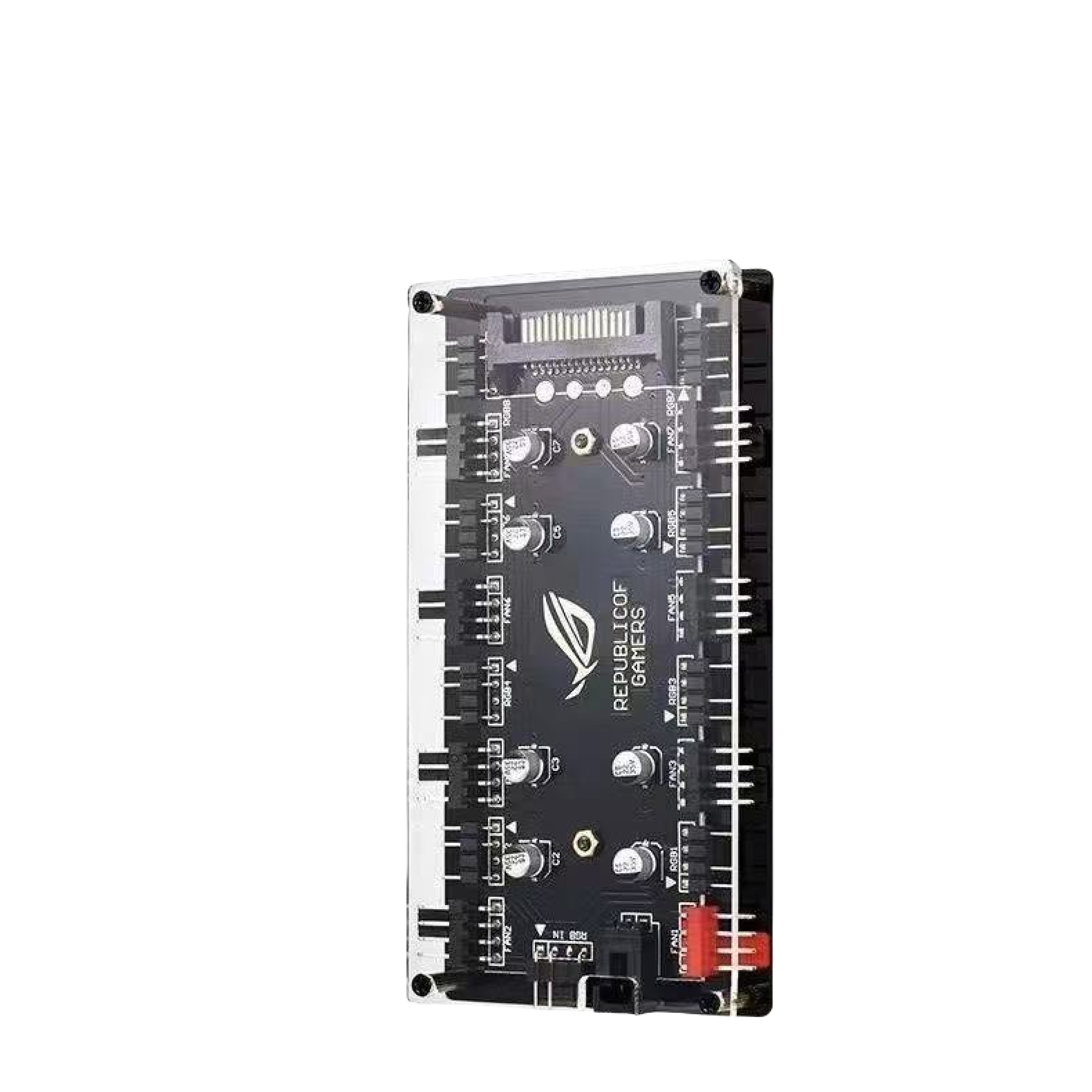Dual 8-Port Fan Hub ARGB/PWM 2 - Rgb Hub Sync 评论和价格