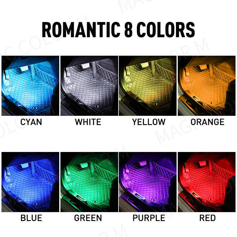 48/72 Led Car Foot Ambient Lig - Rgb Hub Sync 评论和价格