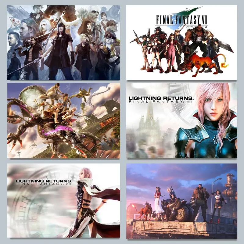 Final Fantasy VII Vaporwave Ca - Gaming Accessories For Room 评论和价格