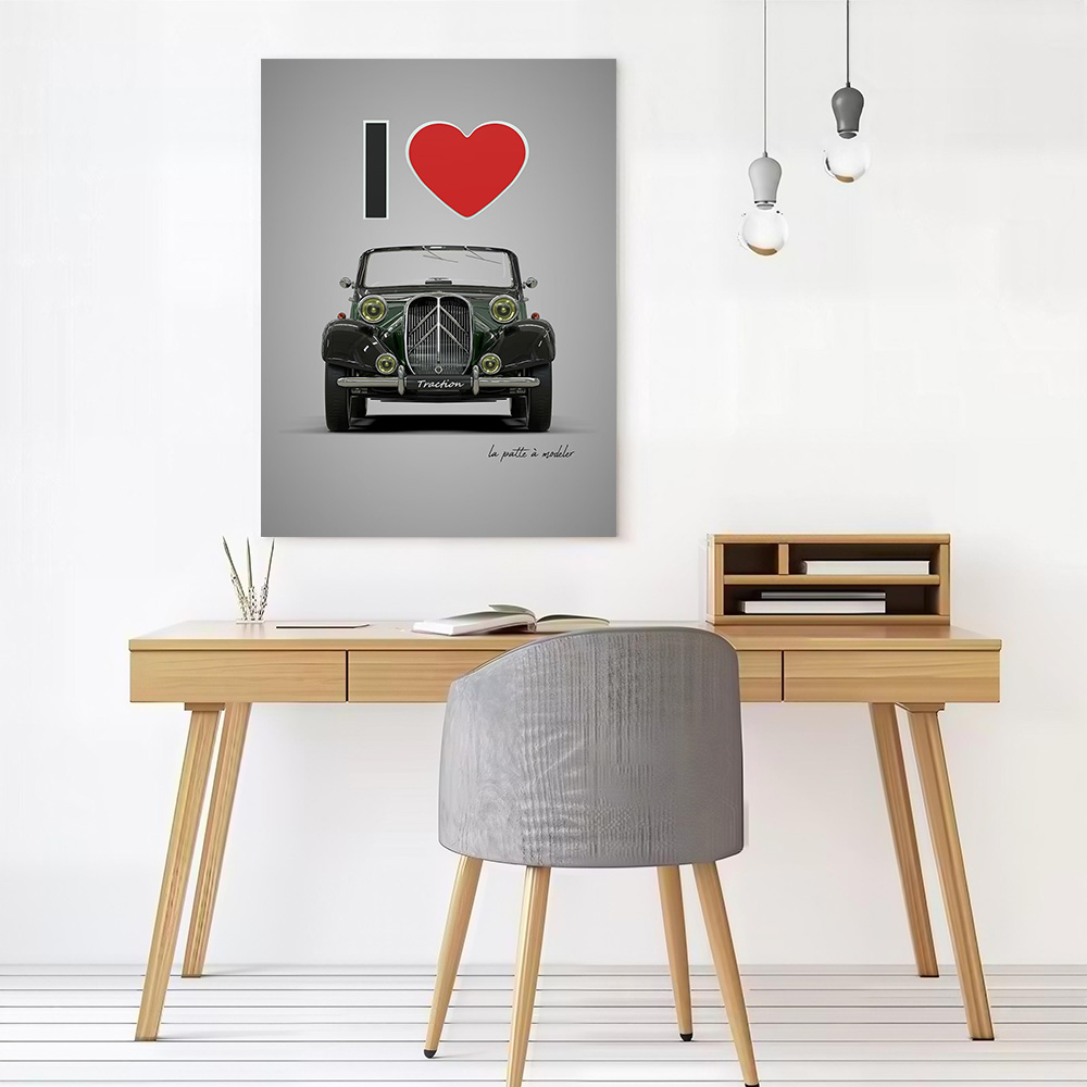 I Love Traction Printed Canvas - Gaming Accessories For Room 评论和价格