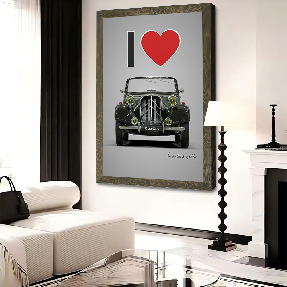 I Love Traction Printed Canvas - Gaming Accessories For Room 评论和价格