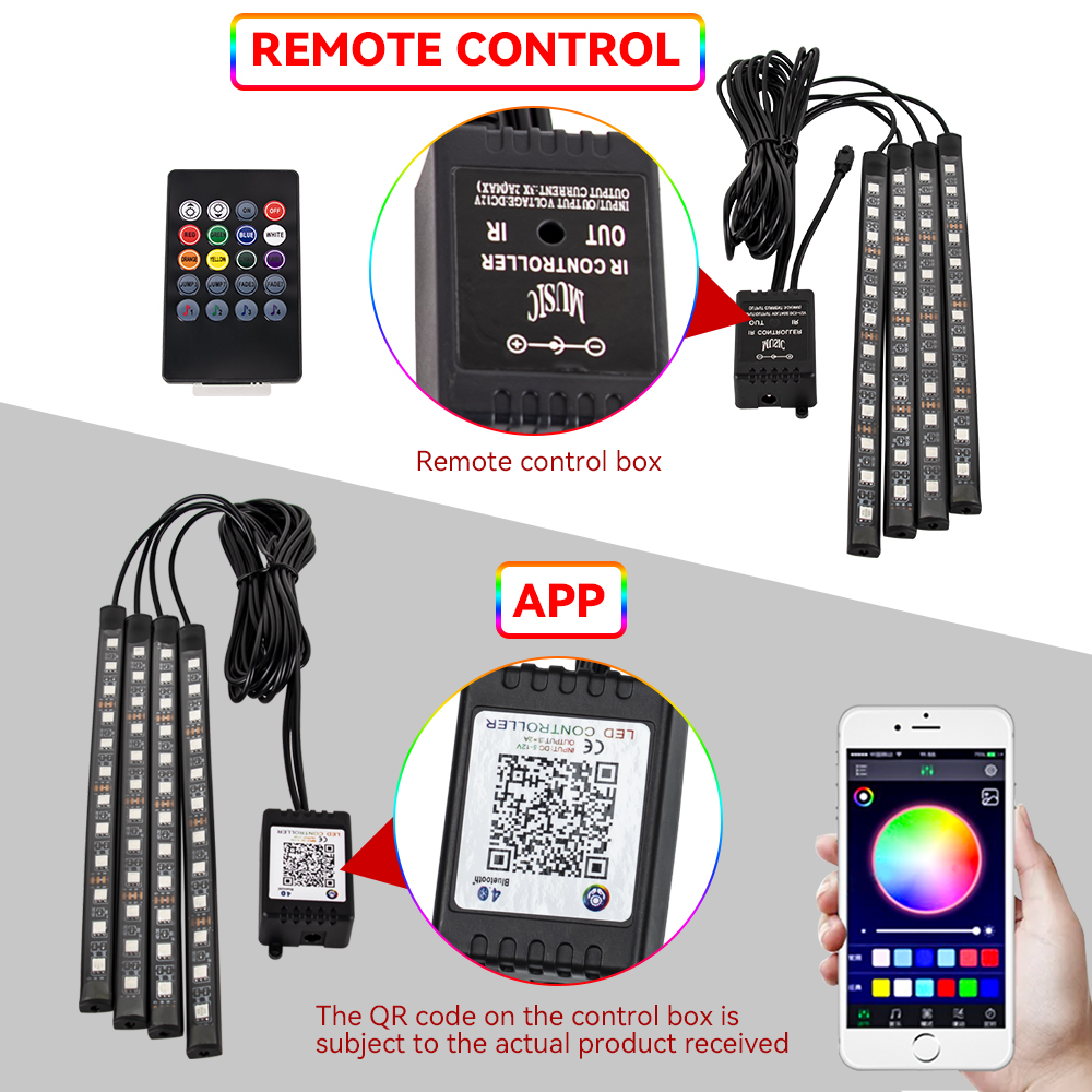 RGB LED Motorcycle Atmosphere  - Rgb Hub Sync 评论和价格