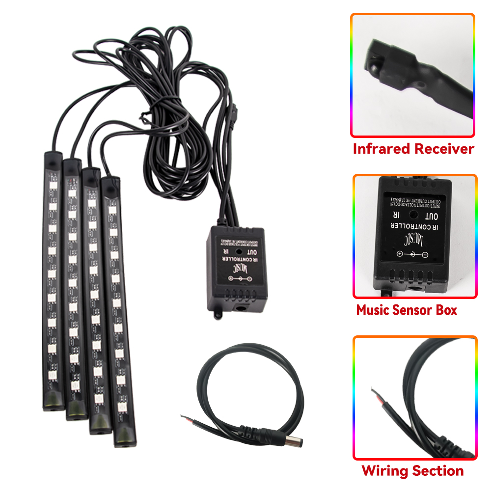 RGB LED Motorcycle Atmosphere  - Rgb Hub Sync 评论和价格