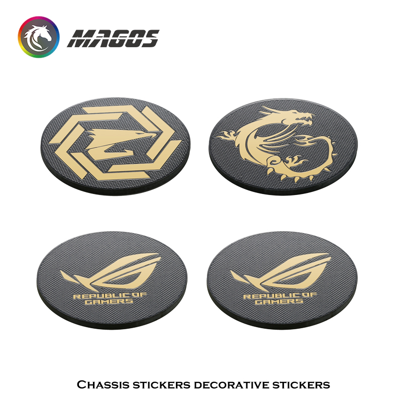 Computer Case Fan Metal Sticke - Gaming Accessories For Room 评论和价格