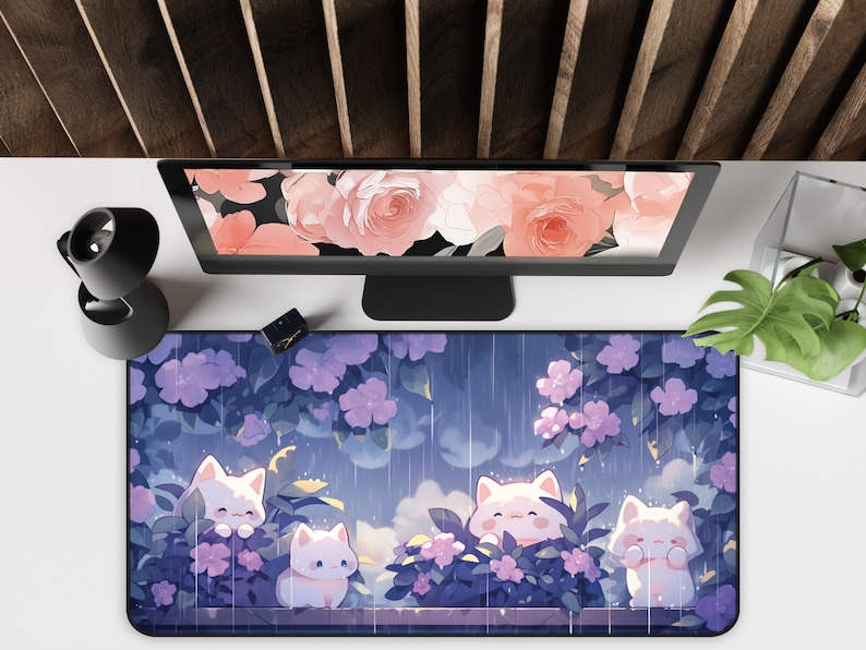 Kawaii Cats in the Rain Large  - Gaming Accessories Officeworks 评论和价格