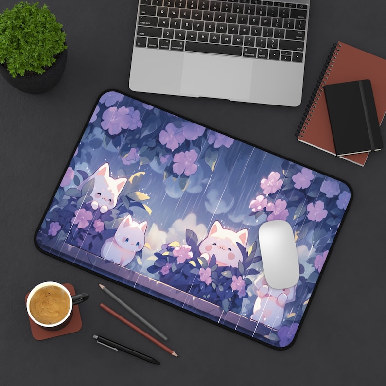 Kawaii Cats in the Rain Large  - Gaming Accessories Officeworks 评论和价格