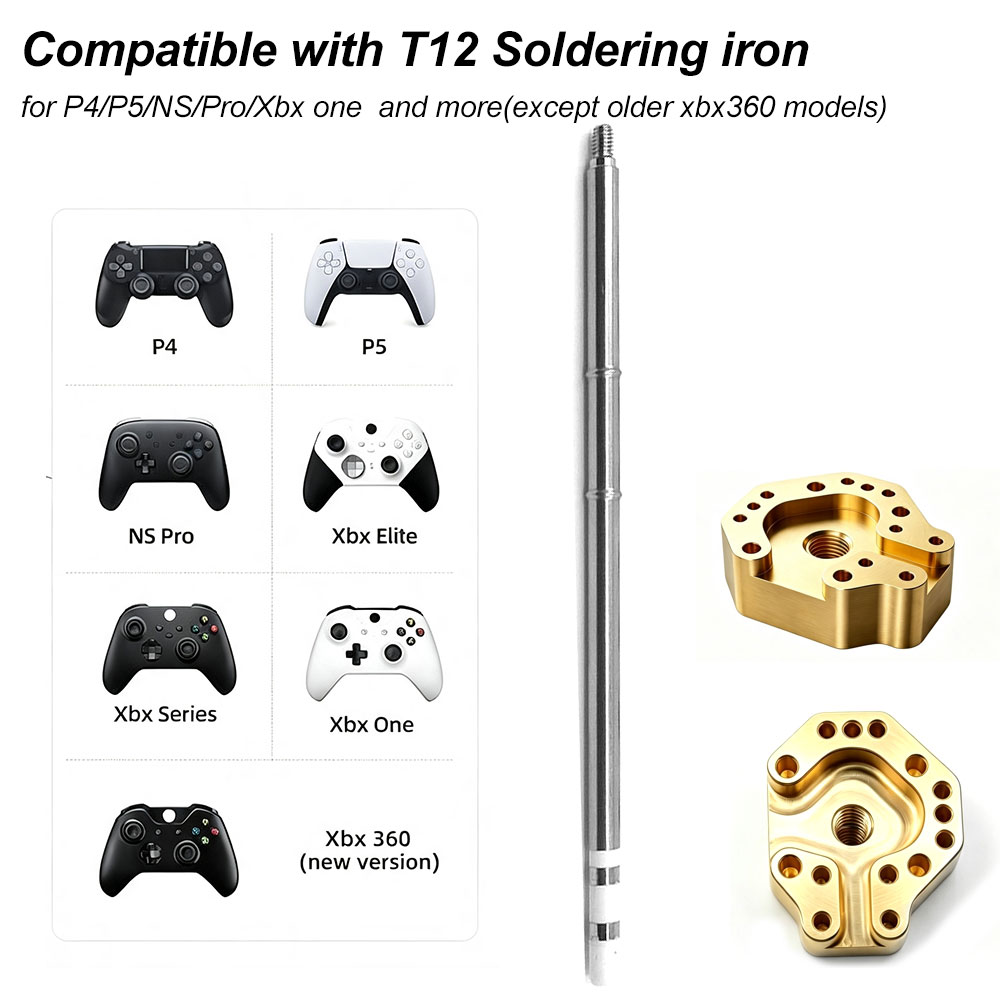 T12 Soldering Iron Tip Set, Ga - Gaming Accessories Xbox One 评论和价格