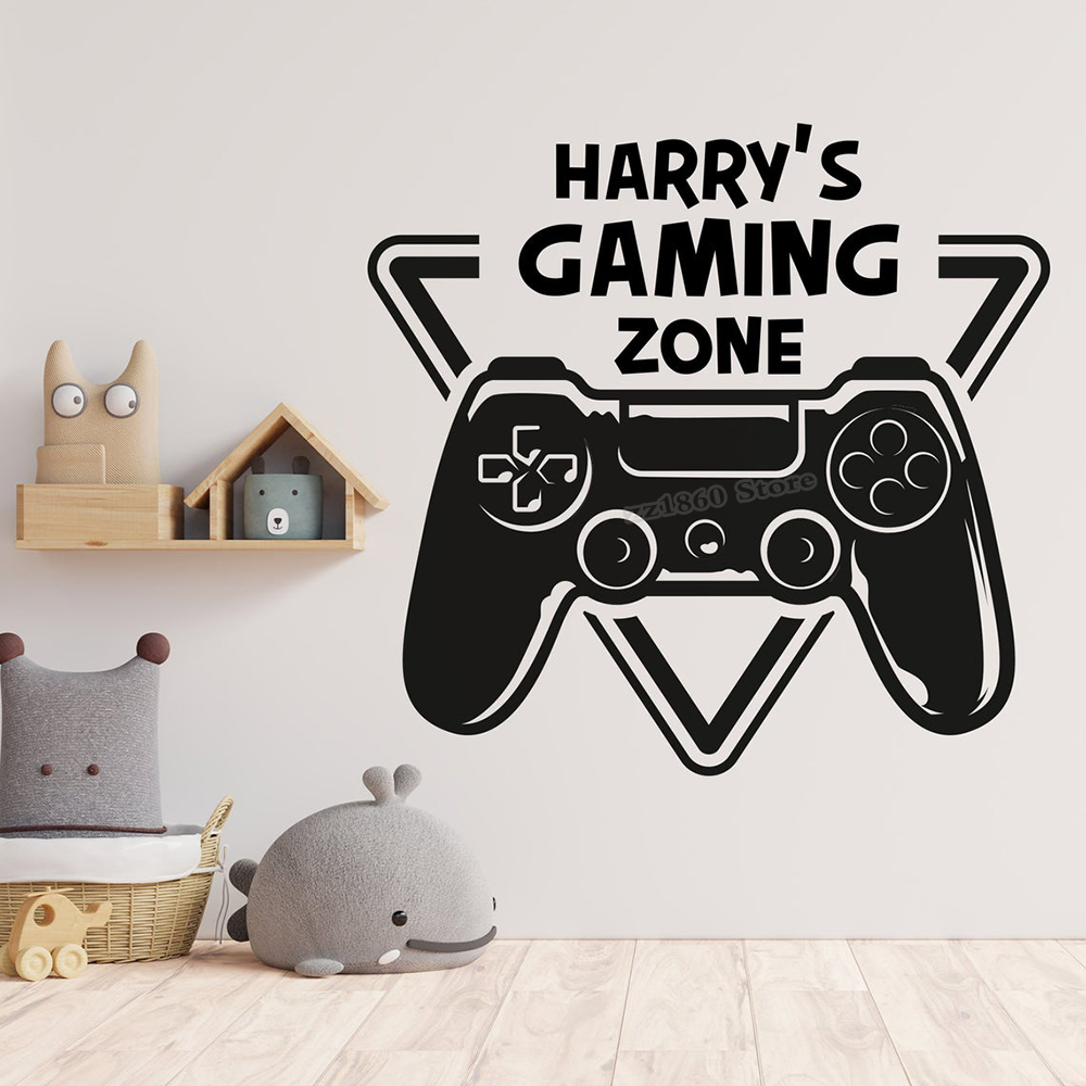 Custom Name Gaming Zone Wall D - Gaming Accessories For Room 评论和价格