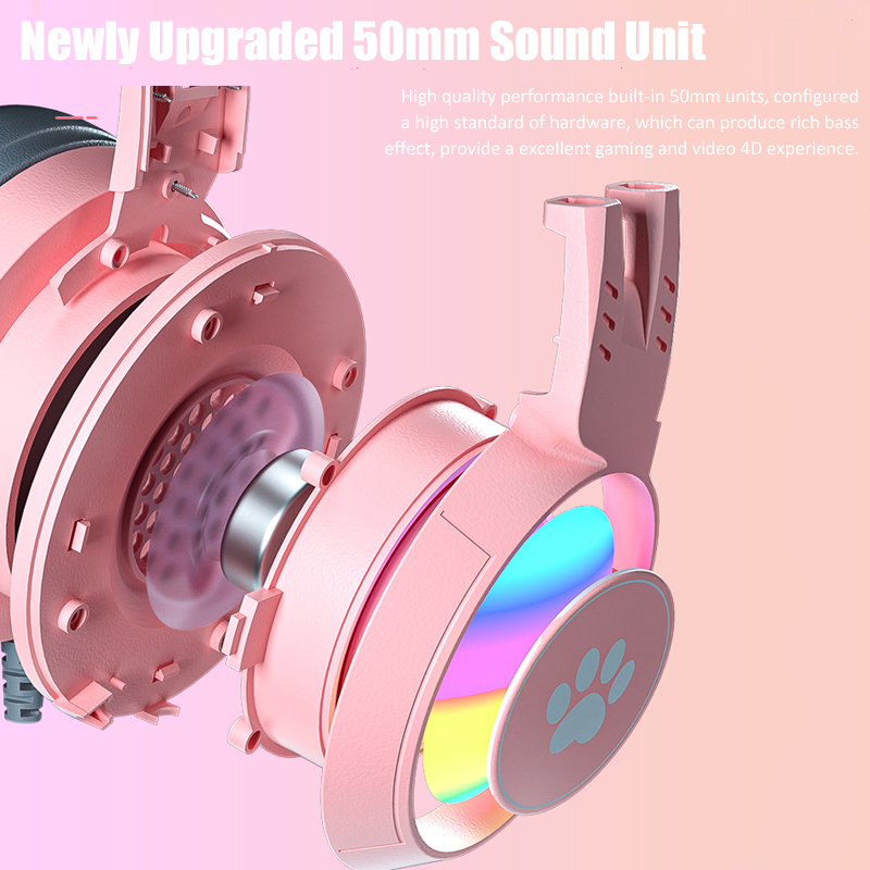 Cute Cat Ear Gaming Headphones - Gaming Accessories Kids 评论和价格