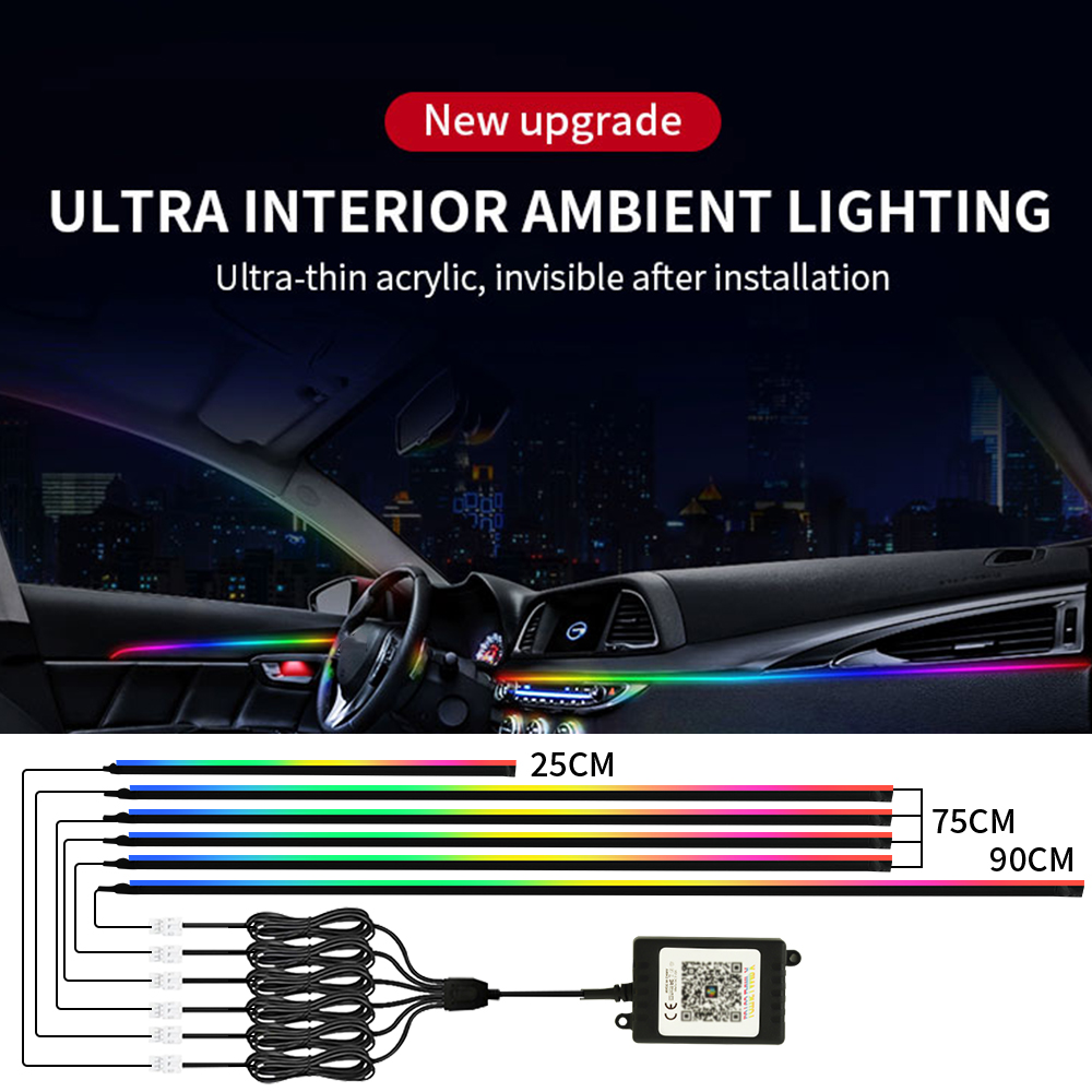 Symphony Car Ambient Lights Ki - Rgb Hub Sync 评论和价格