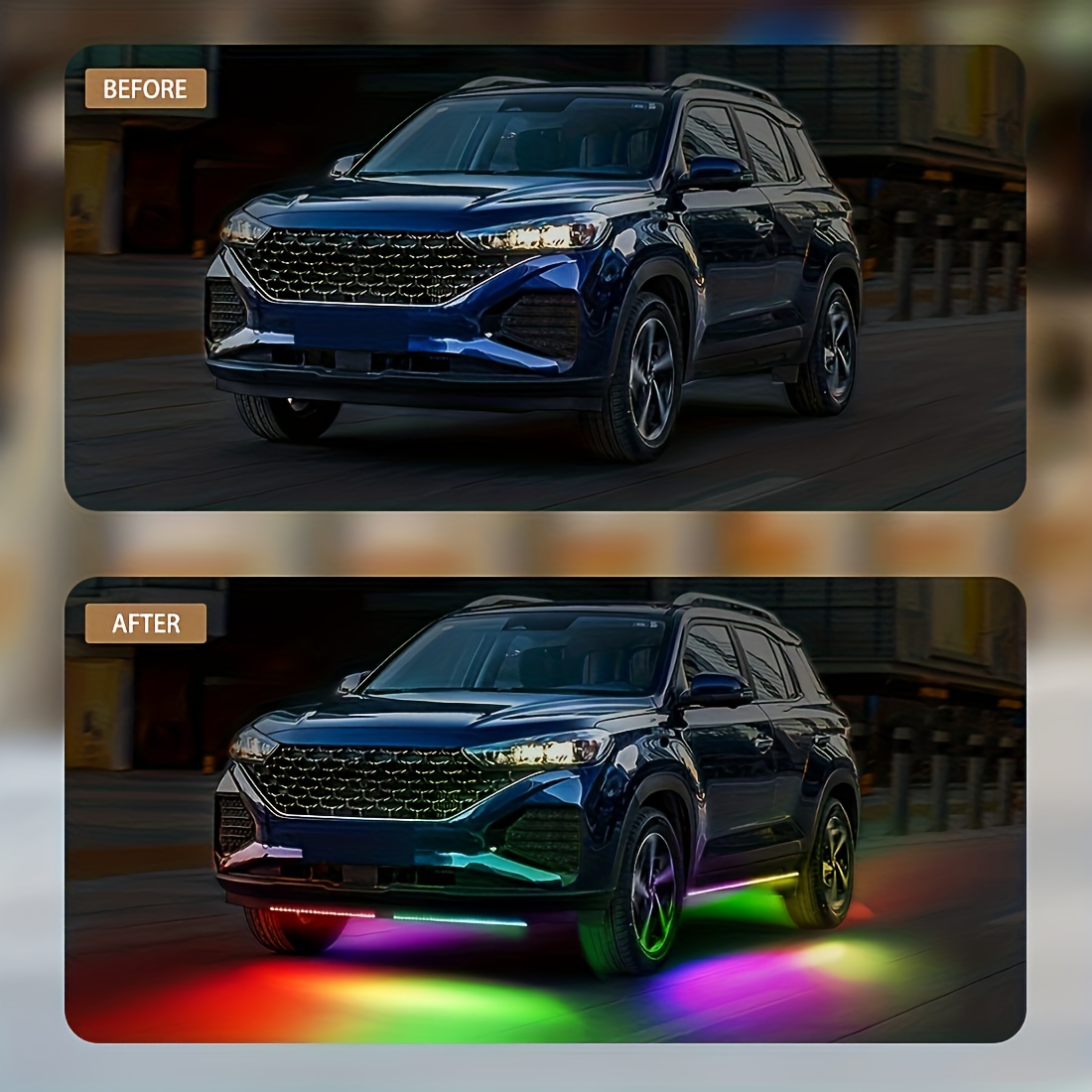 RGB Flexible Car Underglow Lig - Rgb Hub Sync 评论和价格