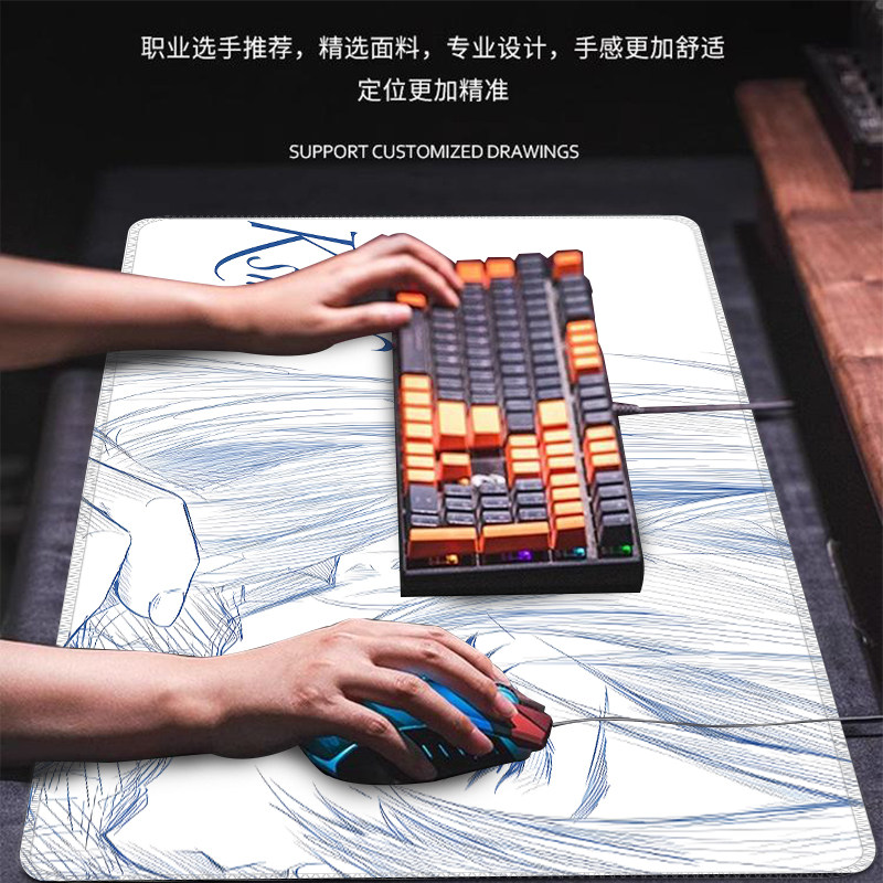 Anime Character Large Mouse Pa - Gaming Accessories For Table 评论和价格