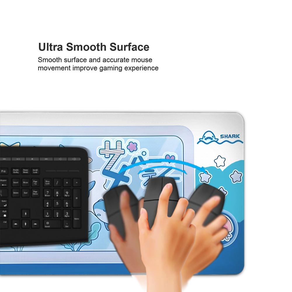 Cute Shark Party Mouse Pad Lar - Gaming Accessories Officeworks 评论和价格